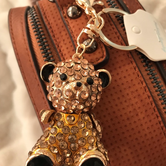 New Teddy Bear swarovski like key chain accessory - Picture 4 of 6